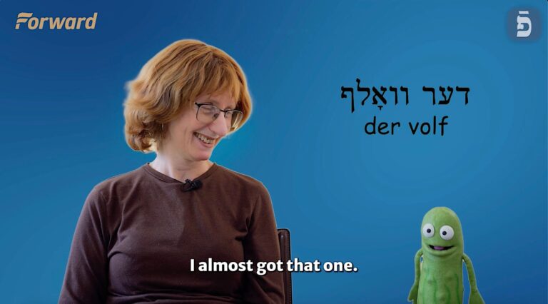 Puppet Monty Pickle est l'invité du « Mot yiddish du jour » du Forward