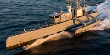 Les États-Unis dévoilent le premier navire de guerre au monde de 44 tonnes piloté par IA, capable de parcourir 1 850 km sans s’arrêter