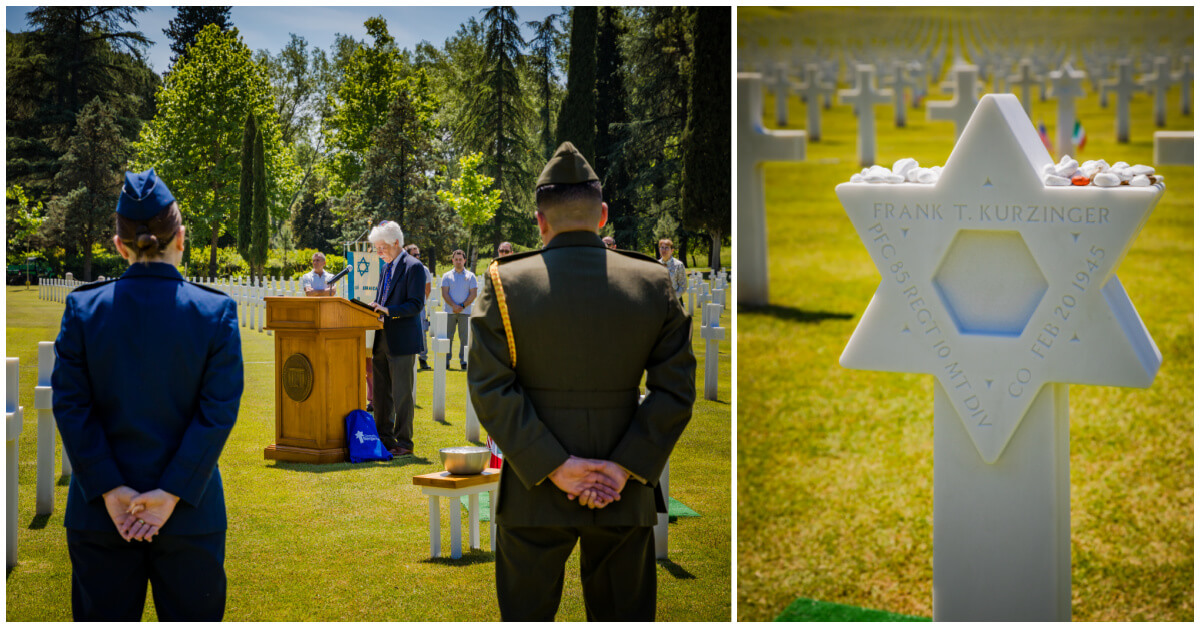 Un soldat juif est mort en sauvant un ami chrétien. Quatre-vingts ans plus tard, une tombe a réuni leurs familles.