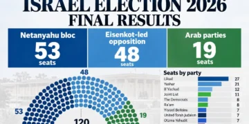 Le bloc de droite remporte les élections israéliennes avec 53 sièges, le Likoud en tête